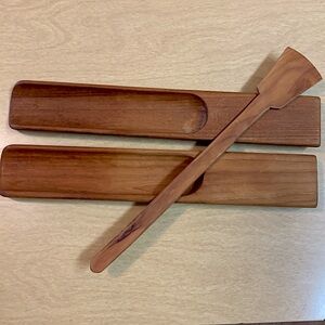 Vintage Dansk salad servers - Teakwood